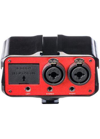 Saramonic SR-PAX1 | 2-kanałowy mikser / adapter audio dla aparatów, bezlusterkowców i kamer z gniazdem stereo mini jack 3,5mm