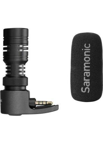 Saramonic SmartMic+  | Mikrofon pojemnościowy do smartfonów ze złączem mini Jack TRRS