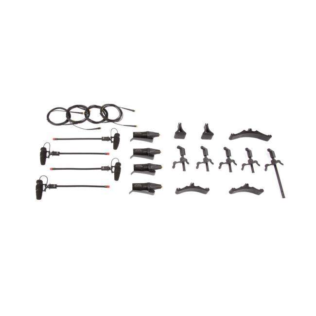 DPA KIT-4099-DC-4C-C | Zestaw 4 mikrofonów instrumentalnych DPA 4099-DC-1 z akcesoriami, normalna czułość DPA - 1
