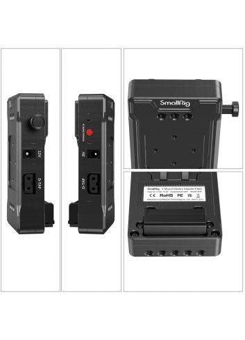 SmallRig 3498 Battery Adapter Plate V-Mount (Basic Version) with Dual Rod Clamp | Płytka bateryjna SmallRig - 4