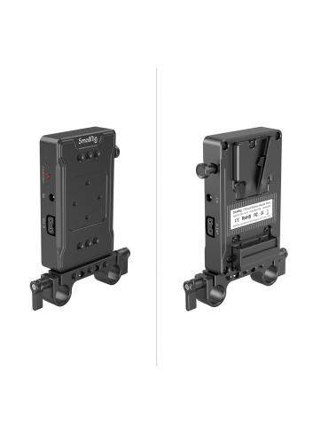 SmallRig 3498 Battery Adapter Plate V-Mount (Basic Version) with Dual Rod Clamp | Płytka bateryjna SmallRig - 6