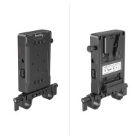 SmallRig 3498 Battery Adapter Plate V-Mount (Basic Version) with Dual Rod Clamp | Płytka bateryjna SmallRig - 6
