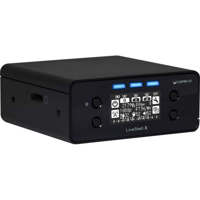 Cerevo LiveShell X | Mobilny streamer wideo, HDMI, H.265, RJ45, WiFi, LTE Cerevo - 1