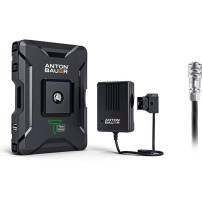 Anton Bauer Titon Base Kit (8275-0131) | Akumulator z ładowarką P-Tap/D-Tap, adapter dla Black Magic Design Lemo, 68 Wh Anton Ba