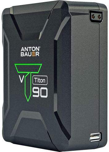 Anton Bauer Titon 90 V (8675-0132) | Akumulator V-Mount, 92 Wh, P-Tap, USB Anton Bauer - 4
