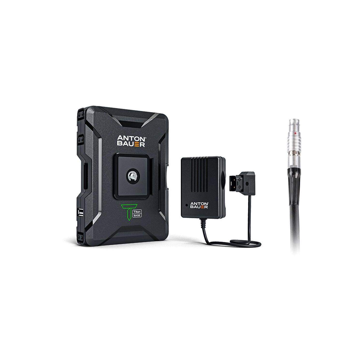 Anton Bauer Titon Base Kit (8275-0134) | Akumulator z ładowarką P-Tap, adapter dla Canon 14V Lemo, 68 Wh Anton Bauer - 1