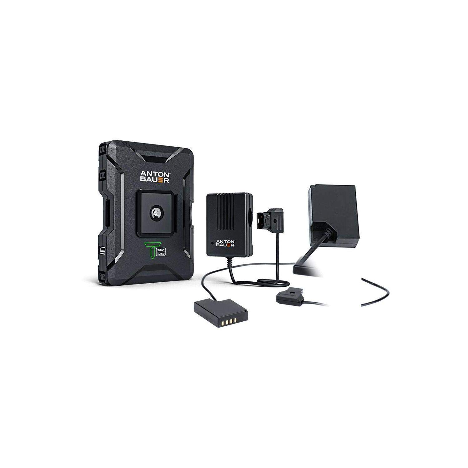 Anton Bauer Titon Base Kit (8275-0139) | Akumulator z ładowarką P-Tap, adapter dla Fujifilm NPW126, 68Wh Anton Bauer - 1