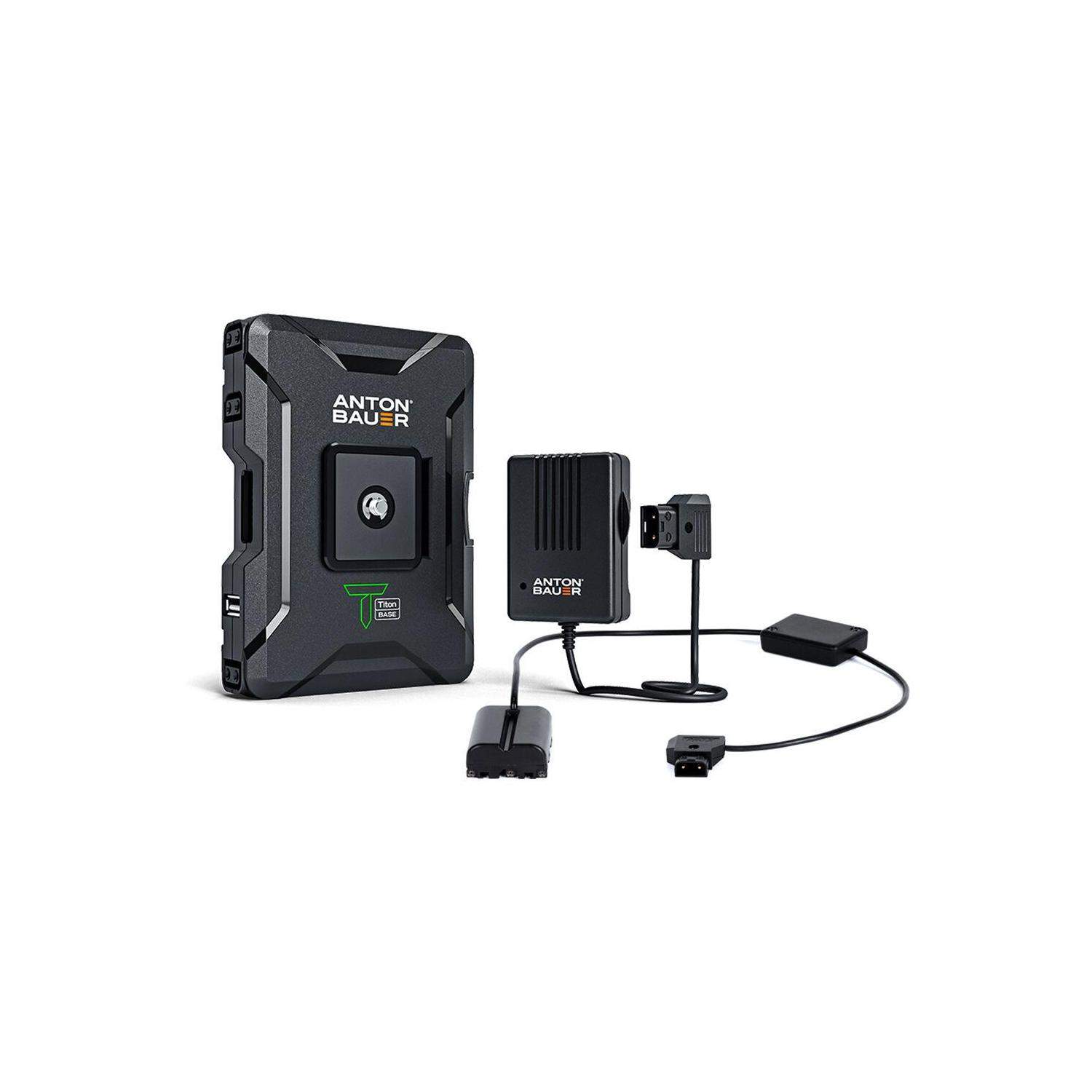 Anton Bauer Titon Base Kit (8275-0144) | Akumulator z ładowarką P-Tap, adapter dla Sony NP-FM500H, 68Wh Anton Bauer - 1