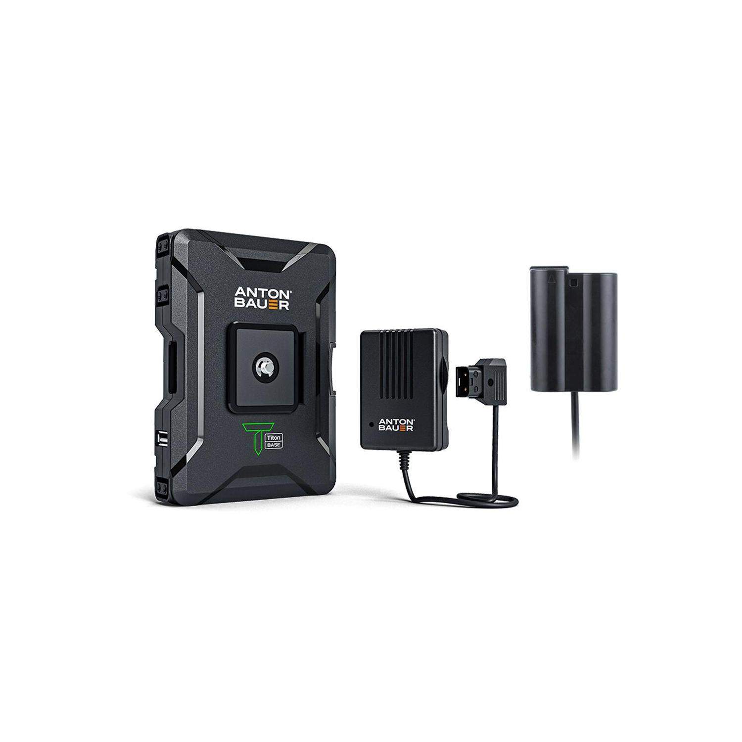 Anton Bauer Titon Base Kit (8275-0141) | Akumulator z ładowarką P-Tap, adapter dla Nikon EN-EL15, 68 Wh Anton Bauer - 1
