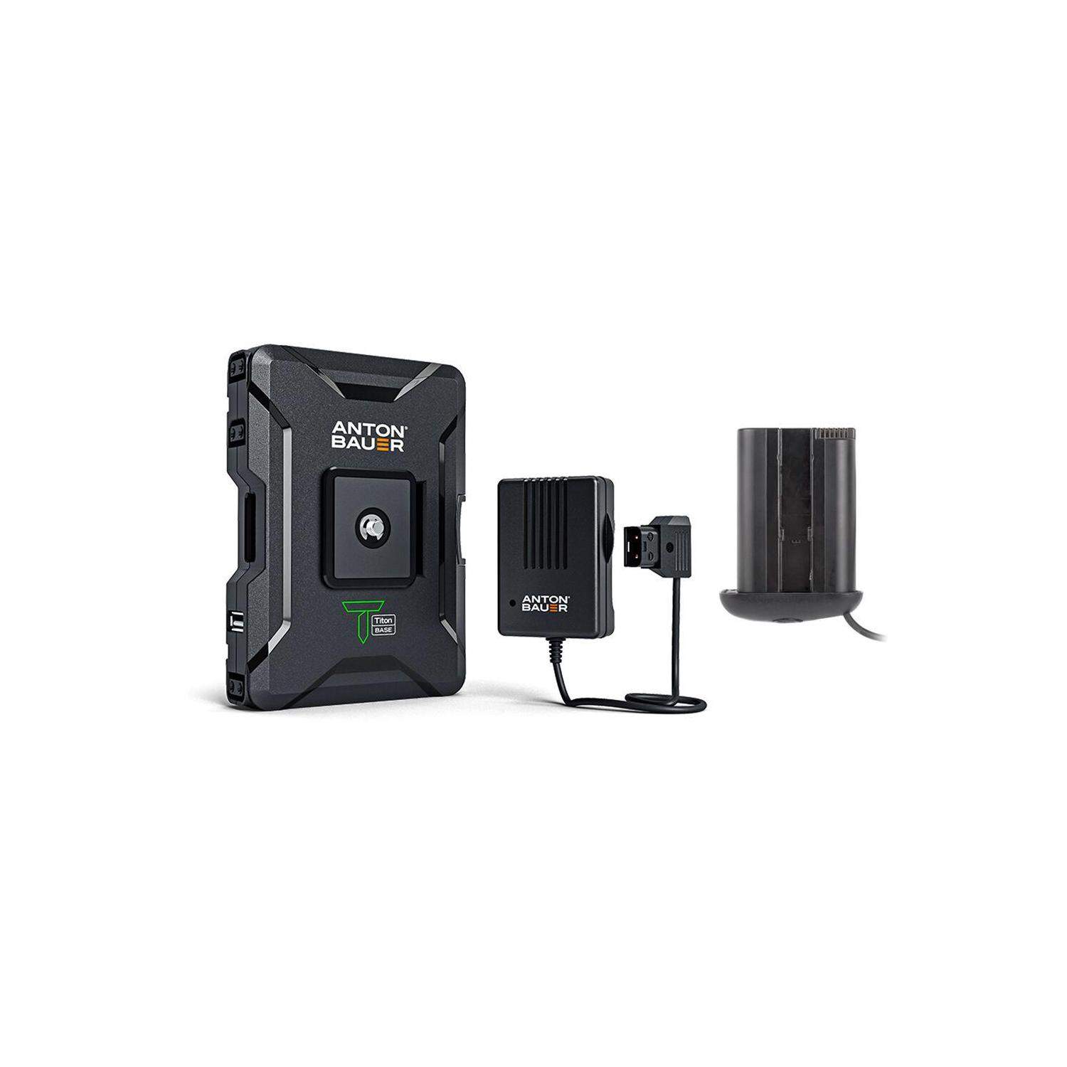Anton Bauer Titon Base Kit (8275-0135) | Akumulator z ładowarką P-Tap, adapter dla Canon 9V LPE-19, 68 Wh Anton Bauer - 1