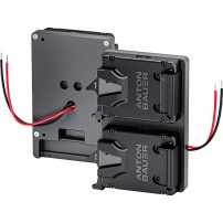 Anton Bauer Titon Micro Dual V-Mount Plates Bracket (8375-0238) | Podwójna płytka bateryjna, adapter V-Mount, x2 P-Tap Anton Bau
