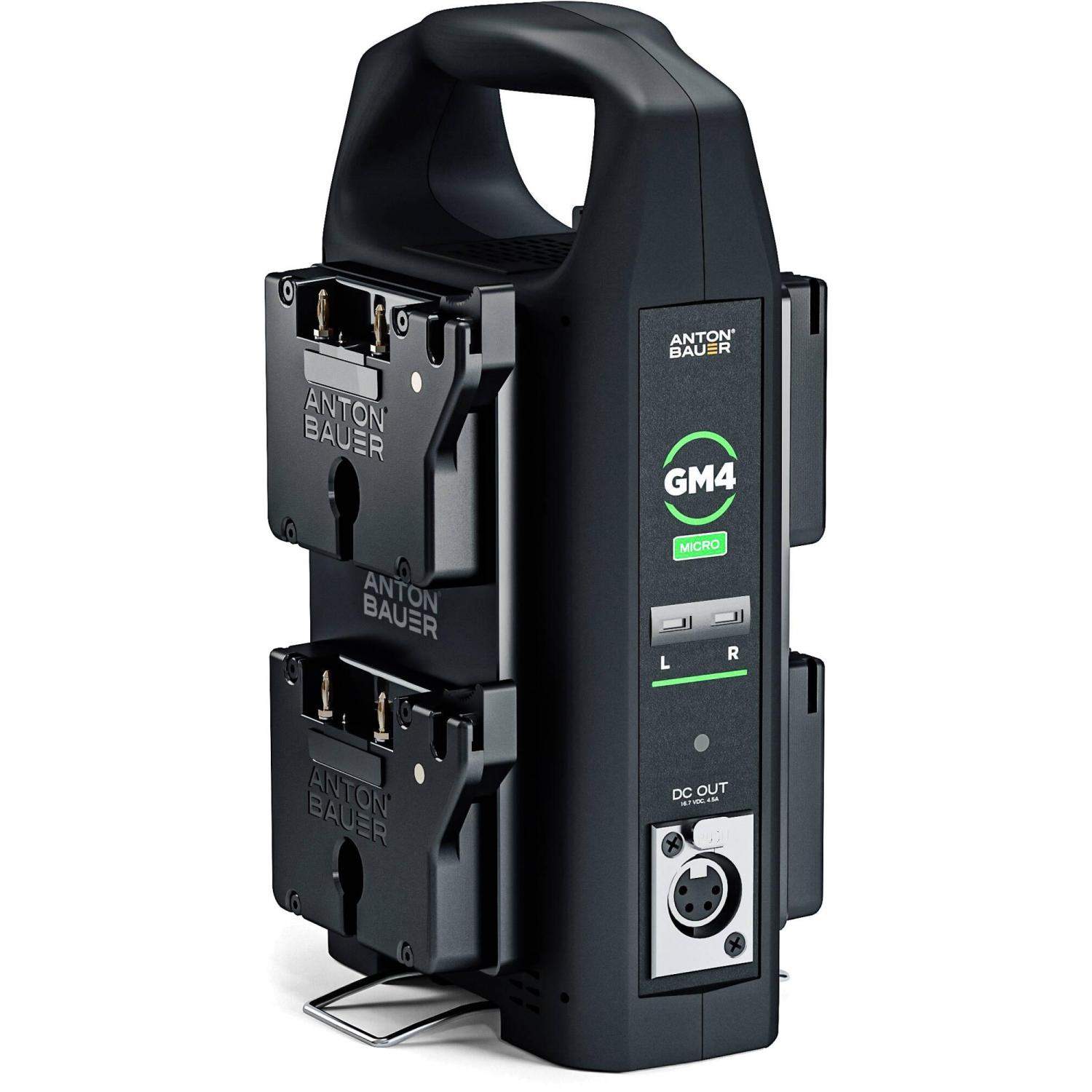 Anton Bauer GM4 4-Position Micro Battery Charger Gold Mount (8475-0144) | 4-kanałowa ładowarka do akumulatorów Gold Mount Anton 