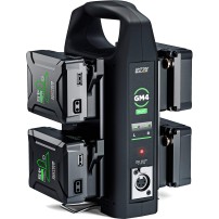 Anton Bauer GM4 4-Position Micro Battery Charger Gold Mount (8475-0144) | 4-kanałowa ładowarka do akumulatorów Gold Mount Anton 