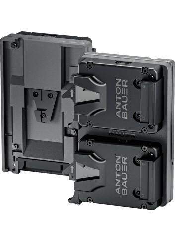 Anton Bauer Titon Micro Dual Micro V-Mount Plates to V-Mount (8375-0239) | Adapter z V-Mount na x2 V-Mount Mikro Anton Bauer - 1