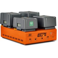 Anton Bauer Dionic 26V LPD Quad Gold Mount Plus Discharger (8475-0139) | Rozładowywarka, wyładowarka do akumulatorów Gold Mount 