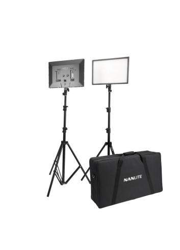 Nanlite Lumipad 25 2-Kit | Zestaw dwóch paneli LED ze statywami i torbą, 25 W, Bi-Color, 3200K-5600K Nanlite - 5