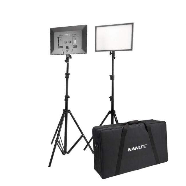 Nanlite Lumipad 25 2-Kit | Zestaw dwóch paneli LED ze statywami i torbą, 25 W, Bi-Color, 3200K-5600K Nanlite - 5