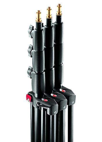 Manfrotto 1004BAC-3 | Zestaw trzech aluminiowych statywów oświetleniowych, max. wys. 3.66 m, udźwig do 9 kg Manfrotto - 4
