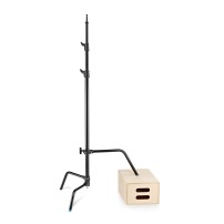 Avenger A2033LCB (C-Stand 33) | Stalowy statyw oświetleniowy C Stand z przesuwną nogą, wysokość do 328 cm, udźwig do 10 kg Aveng