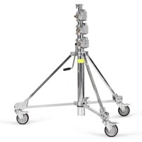 Avenger B7043CS-1 (Strato Safe Crank Up) | Stalowy statyw oświetleniowy z kółkami i hamulcami, wysokość 427 cm, udźwig 70 kg Ave