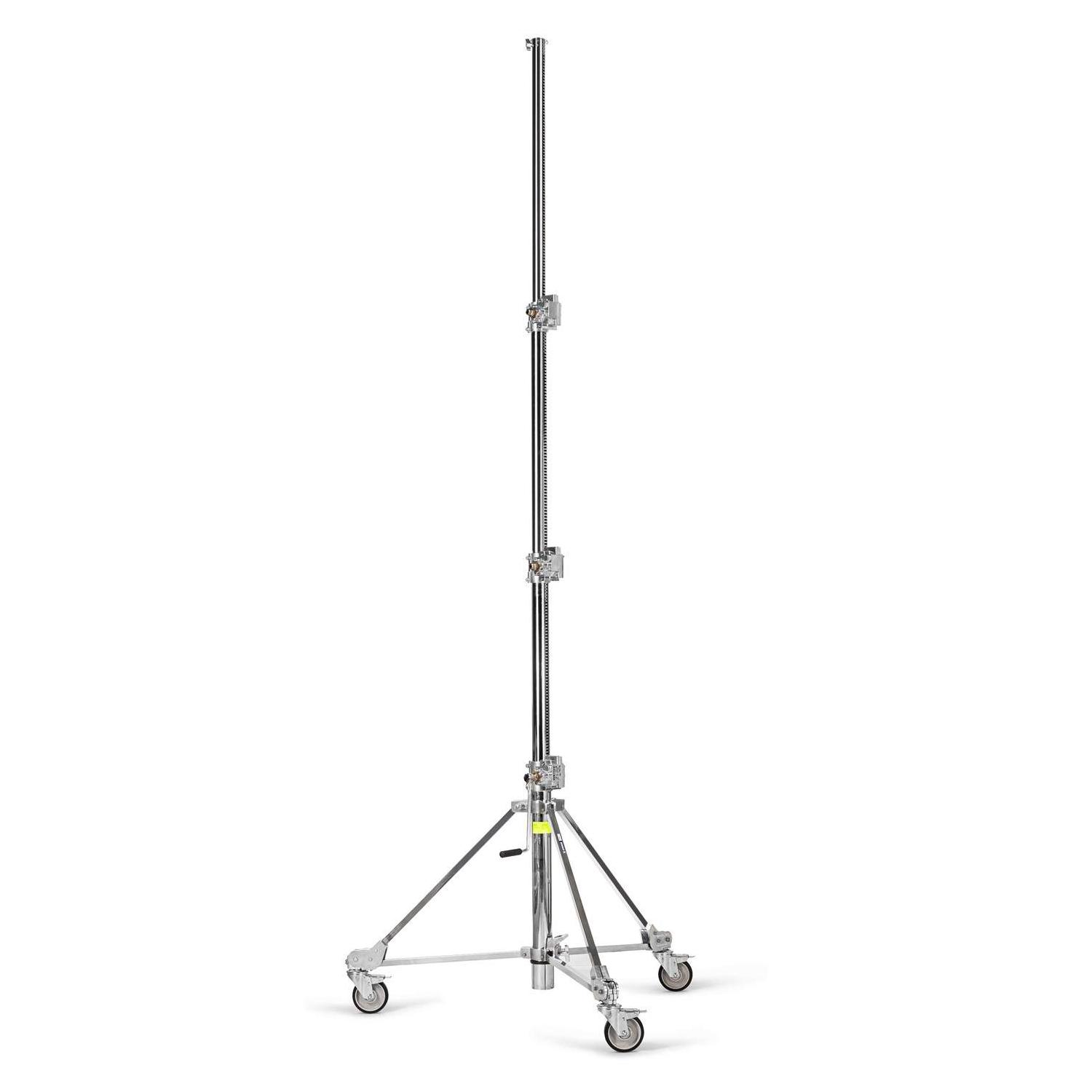 Avenger B7043CS-1 (Strato Safe Crank Up) | Stalowy statyw oświetleniowy z kółkami i hamulcami, wysokość 427 cm, udźwig 70 kg Ave
