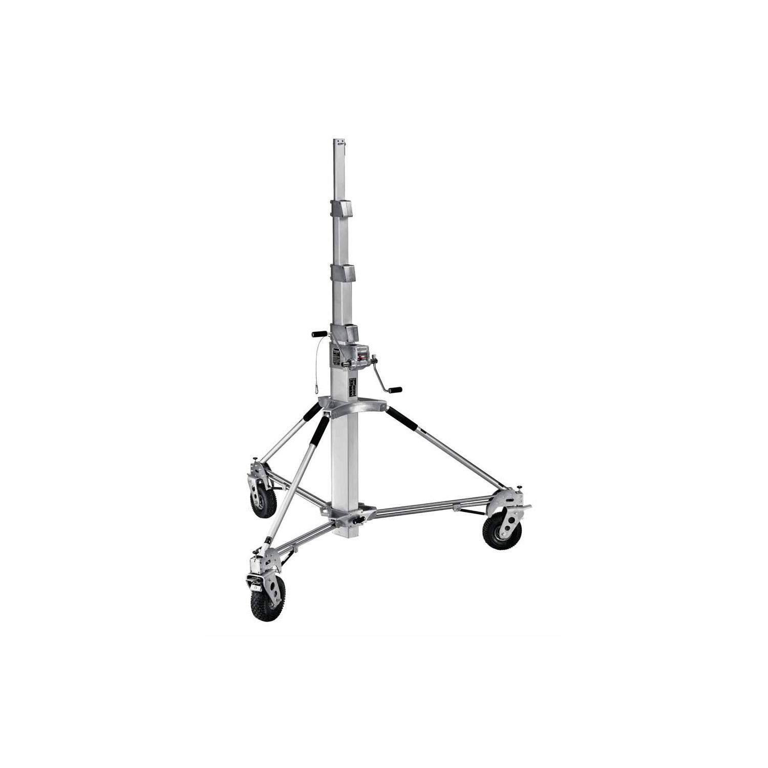 Avenger B7057FF (Long John Silver) | Stalowy statyw oświetleniowy z kółkami i hamulcami, wysokość 578 cm, udźwig 120 kg Avenger 
