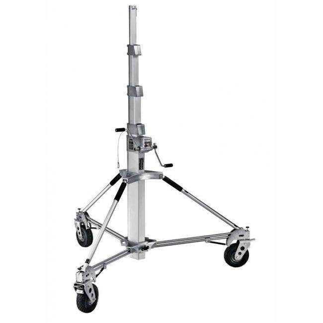 Avenger B7057FF (Long John Silver) | Stalowy statyw oświetleniowy z kółkami i hamulcami, wysokość 578 cm, udźwig 120 kg Avenger 