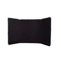 Lastolite LL LB7621 | Panoramiczne tło tkaninowe z ramą, Panoramic Black, czarne, 4 x 2.3 m Lastolite - 14