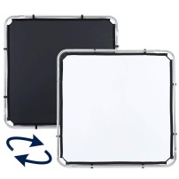 Lastolite LL LR81121R | Czarna / biała flaga, tkanina wyciemniając,a czarny / biały ekran do Skylite Rapid 1.1 x 1.1 m Lastolite
