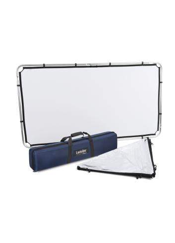 Lastolite LL LR81243RC | Zestaw Skylite Standard 1.1 x 2 m z ramą, dyfuzorem -1.25EV, blendą Silver/White i torbą transportową L