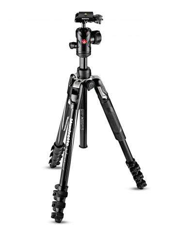 Manfrotto MKBFRLA4BK-BH | Aluminiowy statyw BeFree Advanced Lever z głowicą kulową i kolumną, udźwig do 9 kg, wysokość do 151 cm