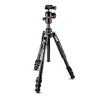Manfrotto MKBFRLA4BK-BH | Aluminiowy statyw BeFree Advanced Lever z głowicą kulową i kolumną, udźwig do 9 kg, wysokość do 151 cm