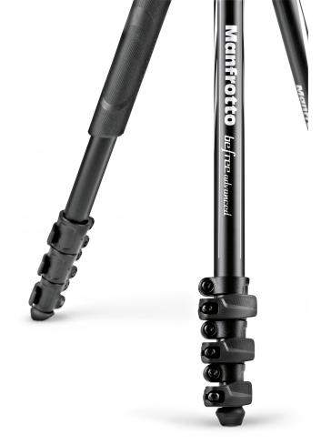 Manfrotto MKBFRLA4BK-BH | Aluminiowy statyw BeFree Advanced Lever z głowicą kulową i kolumną, udźwig do 9 kg, wysokość do 151 cm