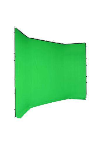 Manfrotto MLBG4301CG | Tło tkaninowe Chroma Key FX bez ramy, Chromakey Green, zielone, 4 x 3 m Manfrotto - 1