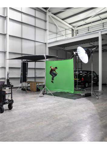 Manfrotto MLBG4301CG | Tło tkaninowe Chroma Key FX bez ramy, Chromakey Green, zielone, 4 x 3 m Manfrotto - 13