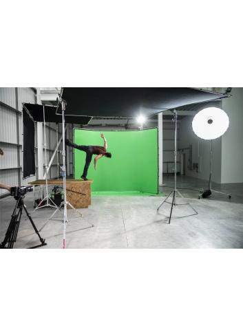 Manfrotto MLBG4301CG | Tło tkaninowe Chroma Key FX bez ramy, Chromakey Green, zielone, 4 x 3 m Manfrotto - 15