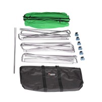 Manfrotto MLBG4301KG | Tło tkaninowe Chroma Key FX z ramą, Chromakey Green, zielone, 4 x 3 m Manfrotto - 6