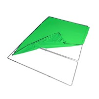 Manfrotto MLBG4301KG | Tło tkaninowe Chroma Key FX z ramą, Chromakey Green, zielone, 4 x 3 m Manfrotto - 10