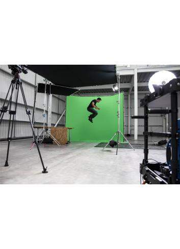 Manfrotto MLBG4301KG | Tło tkaninowe Chroma Key FX z ramą, Chromakey Green, zielone, 4 x 3 m Manfrotto - 24