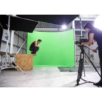 Manfrotto MLBG4301KG | Tło tkaninowe Chroma Key FX z ramą, Chromakey Green, zielone, 4 x 3 m Manfrotto - 27