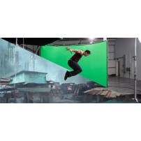 Manfrotto MLBG4301KG | Tło tkaninowe Chroma Key FX z ramą, Chromakey Green, zielone, 4 x 3 m Manfrotto - 32