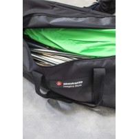 Manfrotto MLBG4301KG | Tło tkaninowe Chroma Key FX z ramą, Chromakey Green, zielone, 4 x 3 m Manfrotto - 35