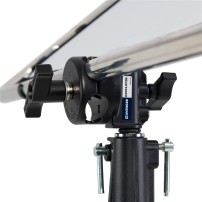 Manfrotto MLLC1101K (Pro Scrim All-In-One 1.1x1.1m) | Rama butterfly, tkanina czarna i dyfuzyjna -1.25EV, blenda Silver/White Ma