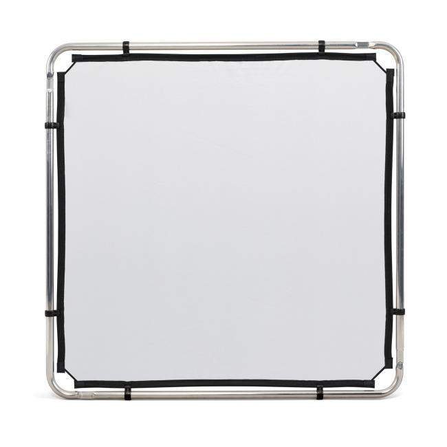 Manfrotto MLLC1101K (Pro Scrim All-In-One 1.1x1.1m) | Rama butterfly, tkanina czarna i dyfuzyjna -1.25EV, blenda Silver/White Ma