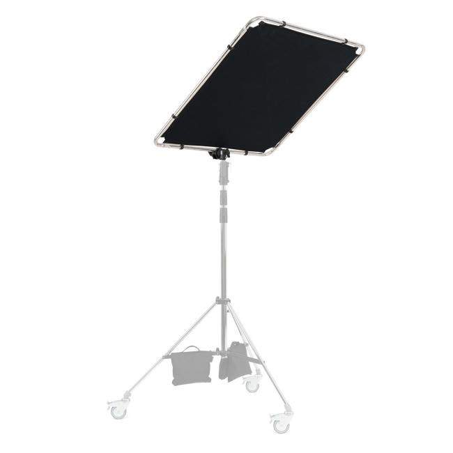 Manfrotto MLLC1101K (Pro Scrim All-In-One 1.1x1.1m) | Rama butterfly, tkanina czarna i dyfuzyjna -1.25EV, blenda Silver/White Ma
