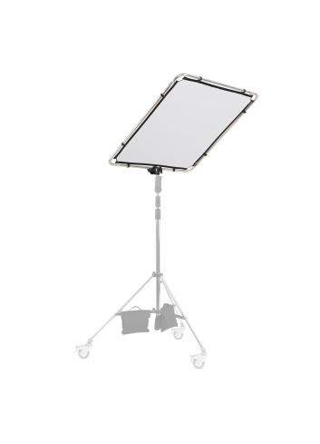 Manfrotto MLLC1101K (Pro Scrim All-In-One 1.1x1.1m) | Rama butterfly, tkanina czarna i dyfuzyjna -1.25EV, blenda Silver/White Ma