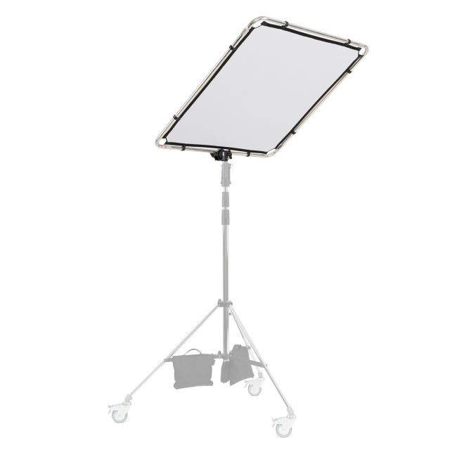 Manfrotto MLLC1101K (Pro Scrim All-In-One 1.1x1.1m) | Rama butterfly, tkanina czarna i dyfuzyjna -1.25EV, blenda Silver/White Ma