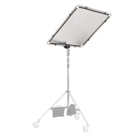 Manfrotto MLLC1101K (Pro Scrim All-In-One 1.1x1.1m) | Rama butterfly, tkanina czarna i dyfuzyjna -1.25EV, blenda Silver/White Ma