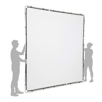 Manfrotto MLLC3301K (Pro Scrim All-In-One 2.9x2.9m) | Rama Butterfly, tkanina czarna i dyfuzyjna -1.25EV Manfrotto - 8