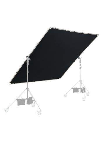 Manfrotto MLLC3301K (Pro Scrim All-In-One 2.9x2.9m) | Rama Butterfly, tkanina czarna i dyfuzyjna -1.25EV Manfrotto - 11